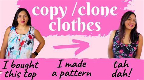 clon clothing|how to copy clothes.